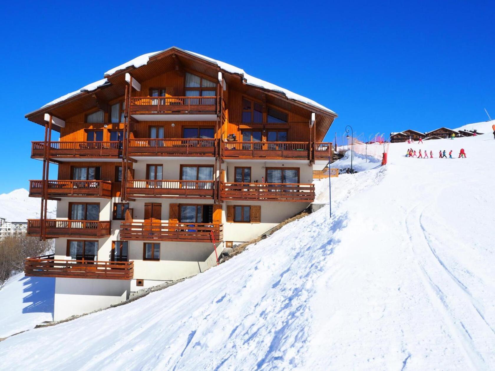 Residence Tetras Lyre - Appartement Duplex - Depart Et Retour Skis Aux Pieds - Balcon Mae-0204 Saint-Martin-de-Belleville Exteriör bild